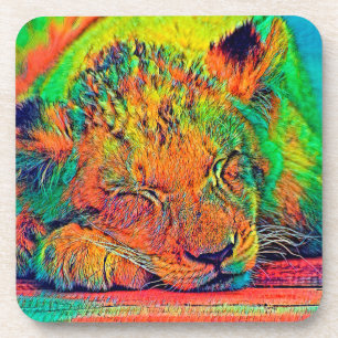 AnimalColor_Lion_002 Coaster