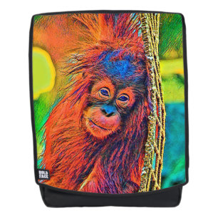 AnimalColor_OrangUtan_001_by_JAMColors Backpack