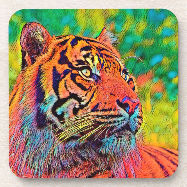 AnimalColor_Tiger_004 Coaster (Front)