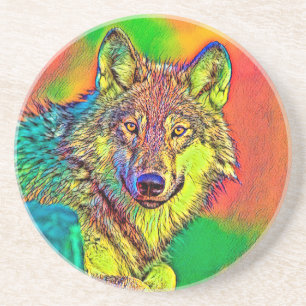AnimalColor_Wolf_008 Coaster