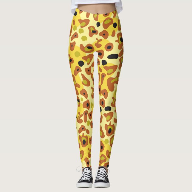 Animalistic pattern leggings (Front)
