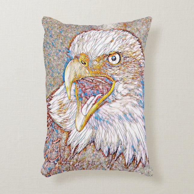 AnimalMix_Bird_043 Accent Pillow (Front(Vertical))