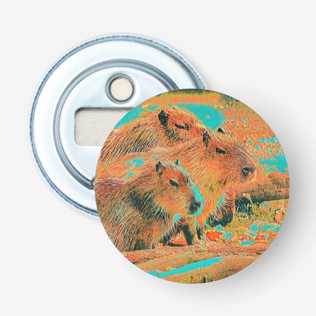 AnimalMix_Capybara_006 Bottle Opener (Front)