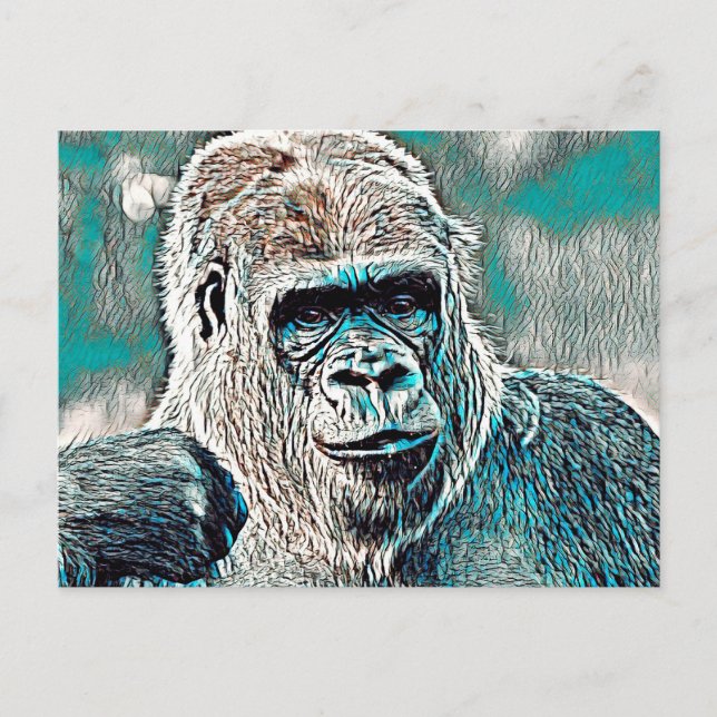 AnimalMix_Gorilla_008 Postcard (Front)