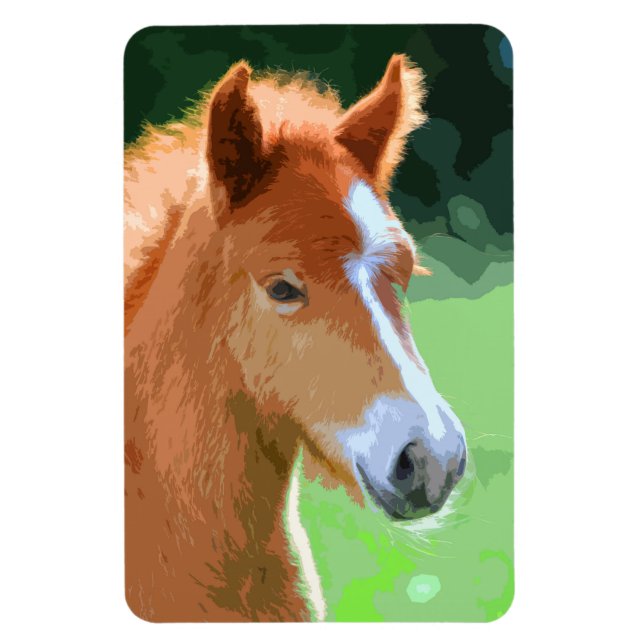 AnimalMix_Horse_013 Magnet (Vertical)