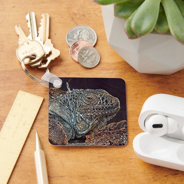 AnimalMix_Iguana_012 Keychain (Desk)