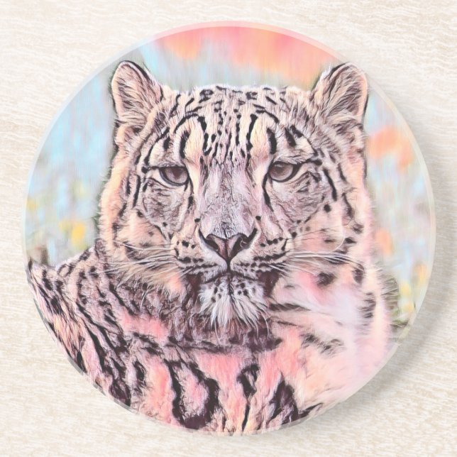 AnimalMix_Leopard_008 Coaster (Front)