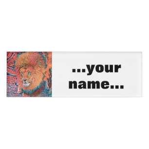 AnimalMix_Lion_001_by_JAMColors Name Tag
