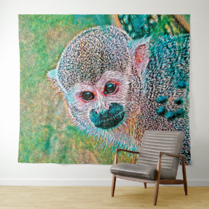 AnimalMix_Monkey_010 Tapestry