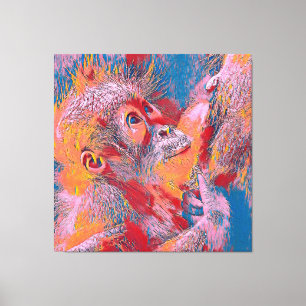 AnimalMix_OrangUtan_014 Canvas Print