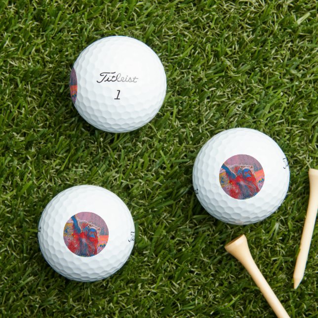 AnimalMix_OrangUtan_016 Golf Balls (Insitu Grass)