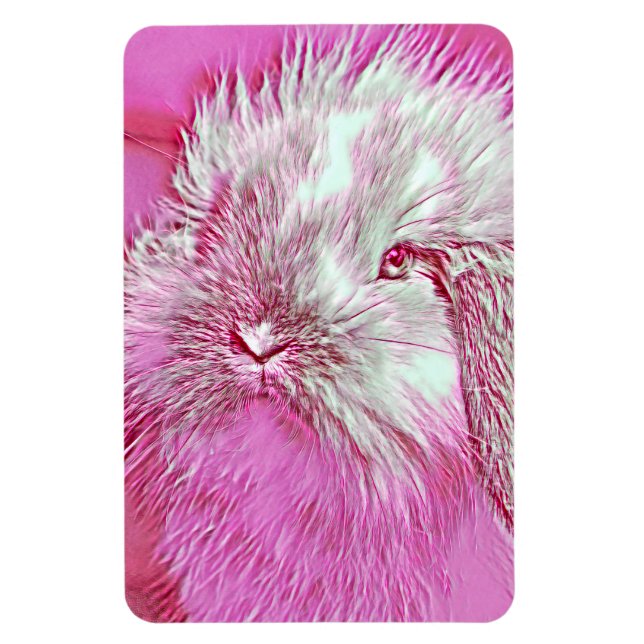 AnimalMix_Rabbit_008 Magnet (Vertical)