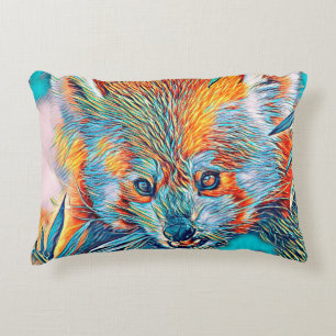 AnimalMix_RedPanda_001 Accent Pillow