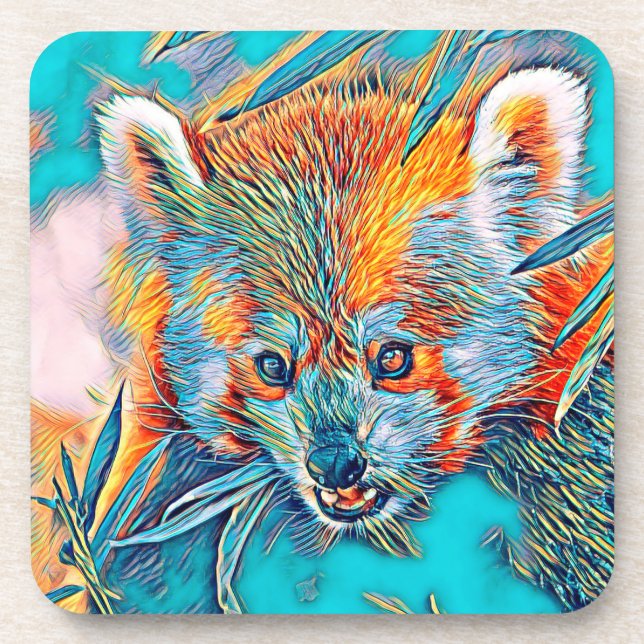 AnimalMix_RedPanda_001 Coaster (Front)