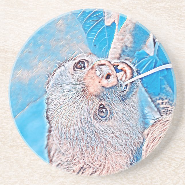 AnimalMix_Sloth_001 Coaster (Front)