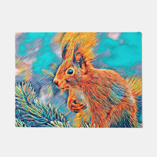 AnimalMix_Squirrel_001 Doormat