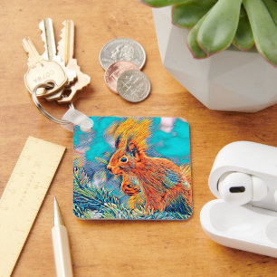 AnimalMix_Squirrel_001 Keychain