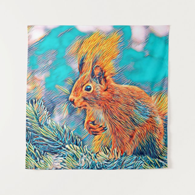 AnimalMix_Squirrel_001 Tapestry (Front)