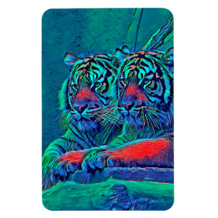 AnimalMix_Tiger_035 Magnet