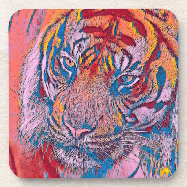AnimalMix_Tiger_053 Coaster (Front)