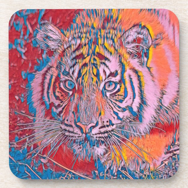 AnimalMix_Tiger_054 Coaster (Front)