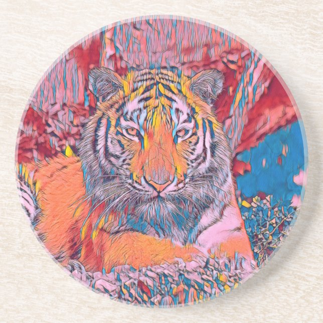 AnimalMix_Tiger_056 Coaster (Front)