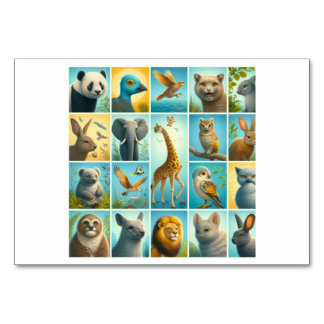 Animals (동물) - Korean Flash Cards