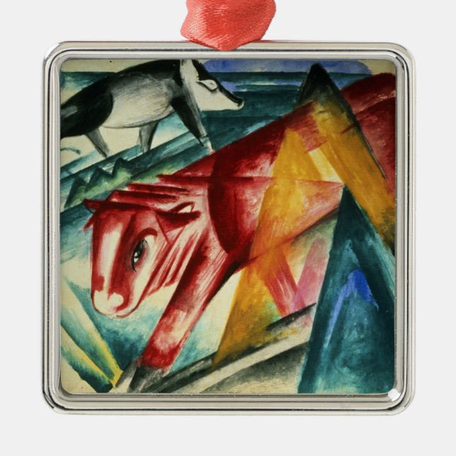 Animals, 1913 metal ornament (Front)