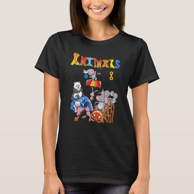 Animals 8 T-Shirt (Front)