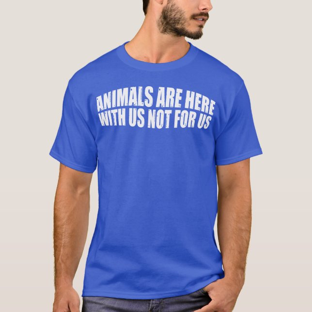 Animals Are Here With Us Not For Us boy T-Shirt (Front)