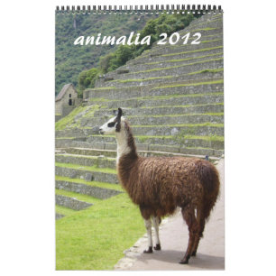 animals calendar 2012