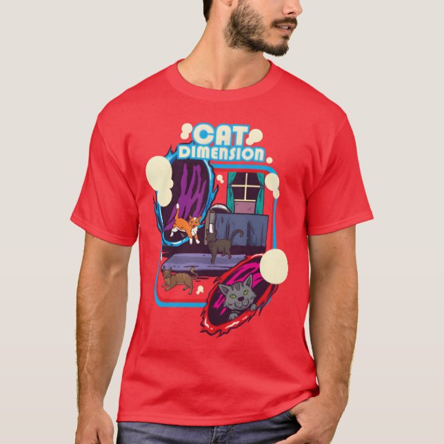 Animals Cat Dimension boy T-Shirt (Front)