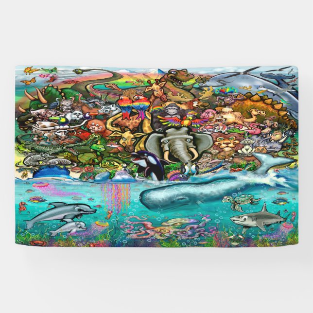 Animals Celebration Banner (Horizontal)