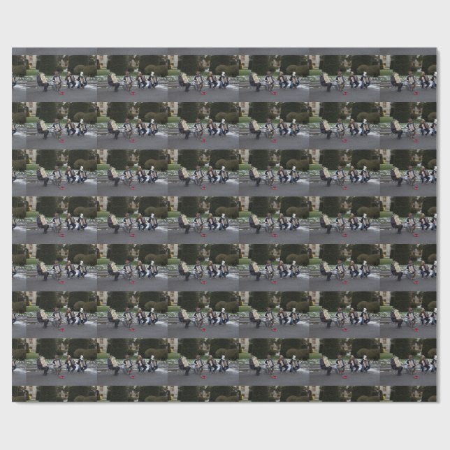Animal's Concert Wrapping Paper (Flat)