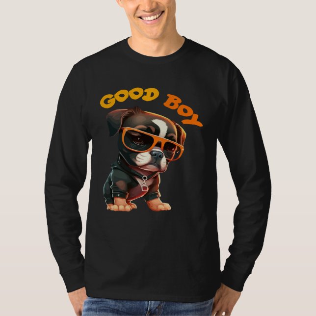 Animals Dog Cat Owl Fox Cute 3 T-Shirt (Front)