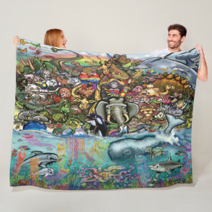 Animals Fleece Blanket