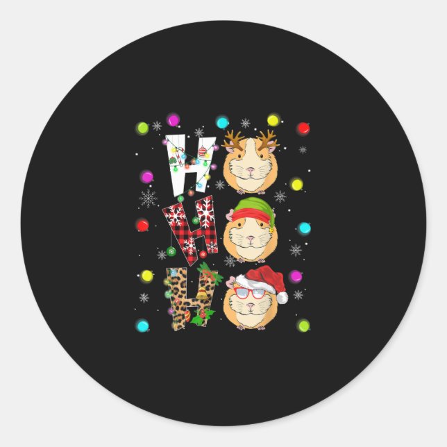 Animals Funny Gift Hamster Lover Classic Round Sticker (Front)