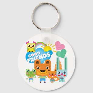 Animals Good Friends Keychain