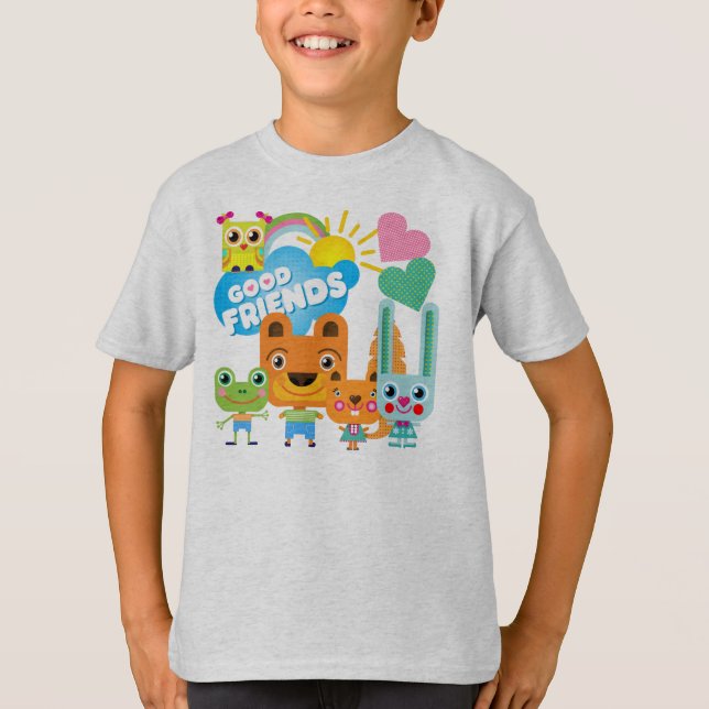 Animals Good Friends T-Shirt (Front)