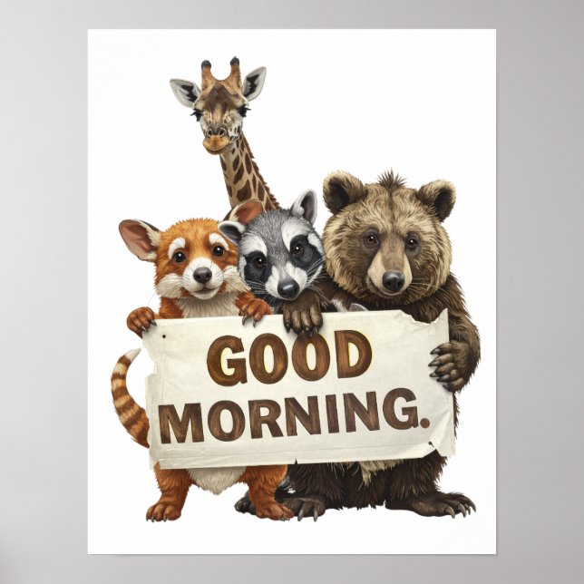 Animals, Good Morning, Poster (Front)