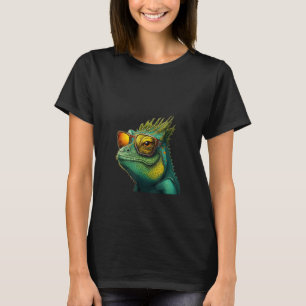 Animals Graphic Iguana Wearing Sunglasses 1 T-Shirt