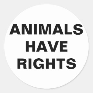 Animals Have Rights Sticker