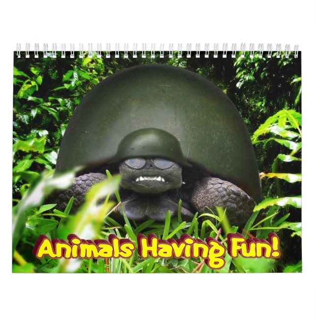 " Animals Having Fun! " Calendar (Cover)