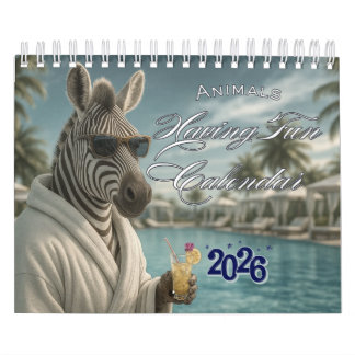 Animals having fun Calendar