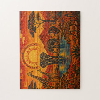 Animals in Africa Jigsaw Puzzle