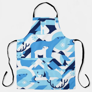 Animals in Arctical, Polar - abstract pattern, sea Apron