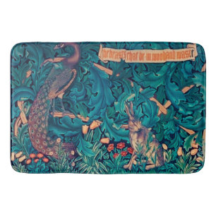 Animals in The Forest, William Morris Bath Mat