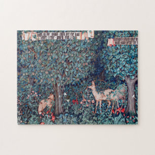 Animals in The Forest, William Morris Jigsaw Puzzle