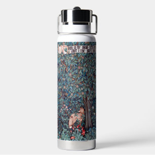 Animals in The Forest, William Morris Water Bottle