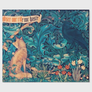 Animals in The Forest, William Morris Wrapping Pap Paper
